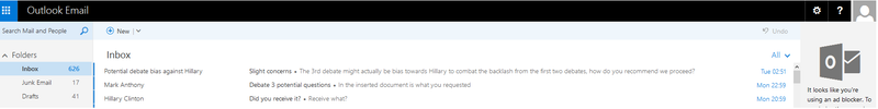 A screenshot of Podesta’s allegedly stolen iCloud data